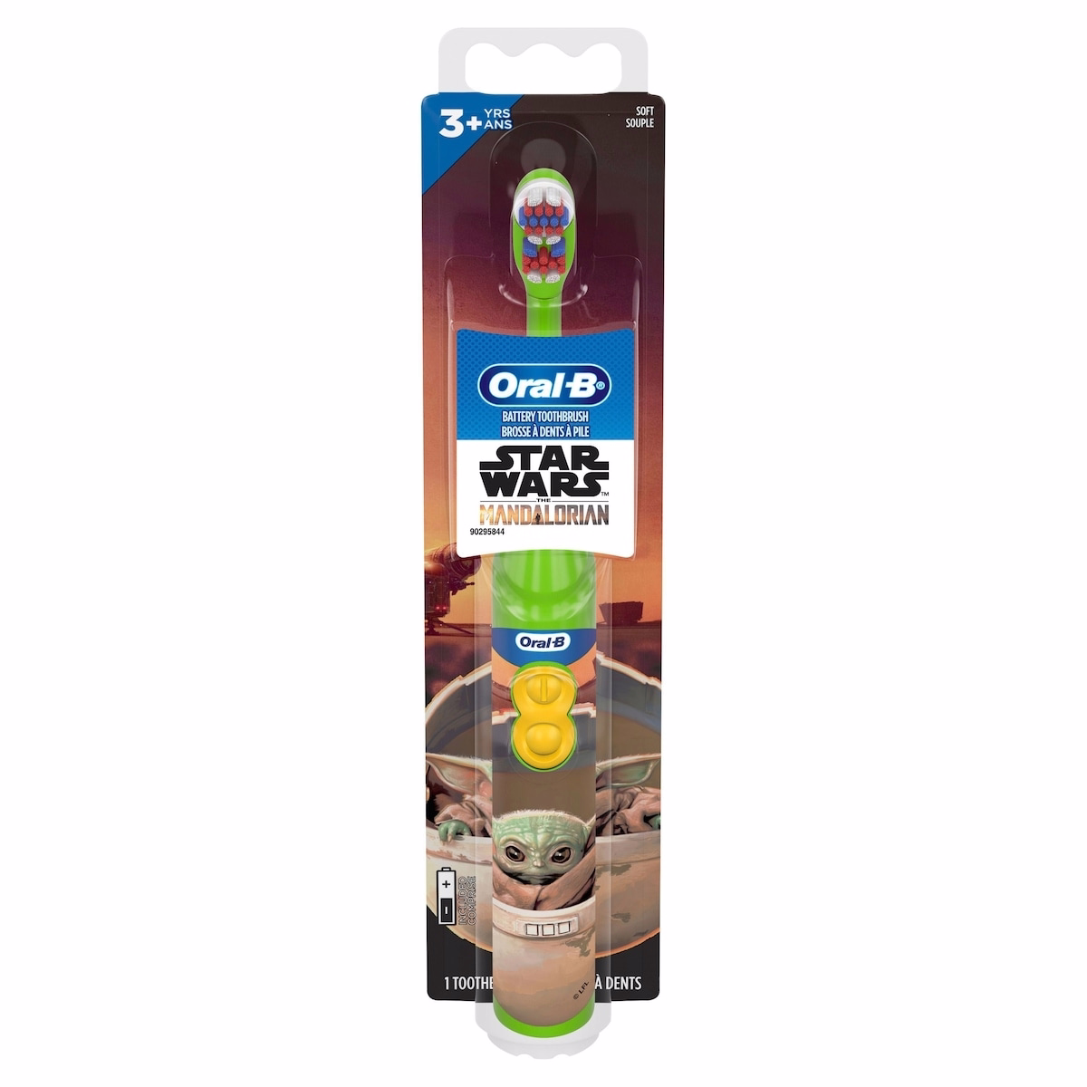 Kid's Battery Toothbrush featuring Marvel's Avengers, Soft Bristles, for Kids 3+