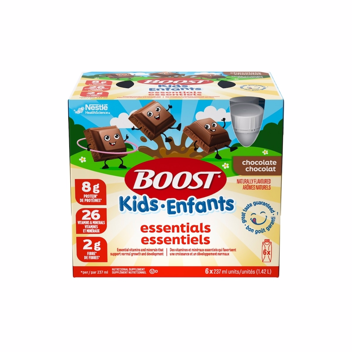 Kids Essentials Chocolate, For Kids 4-12