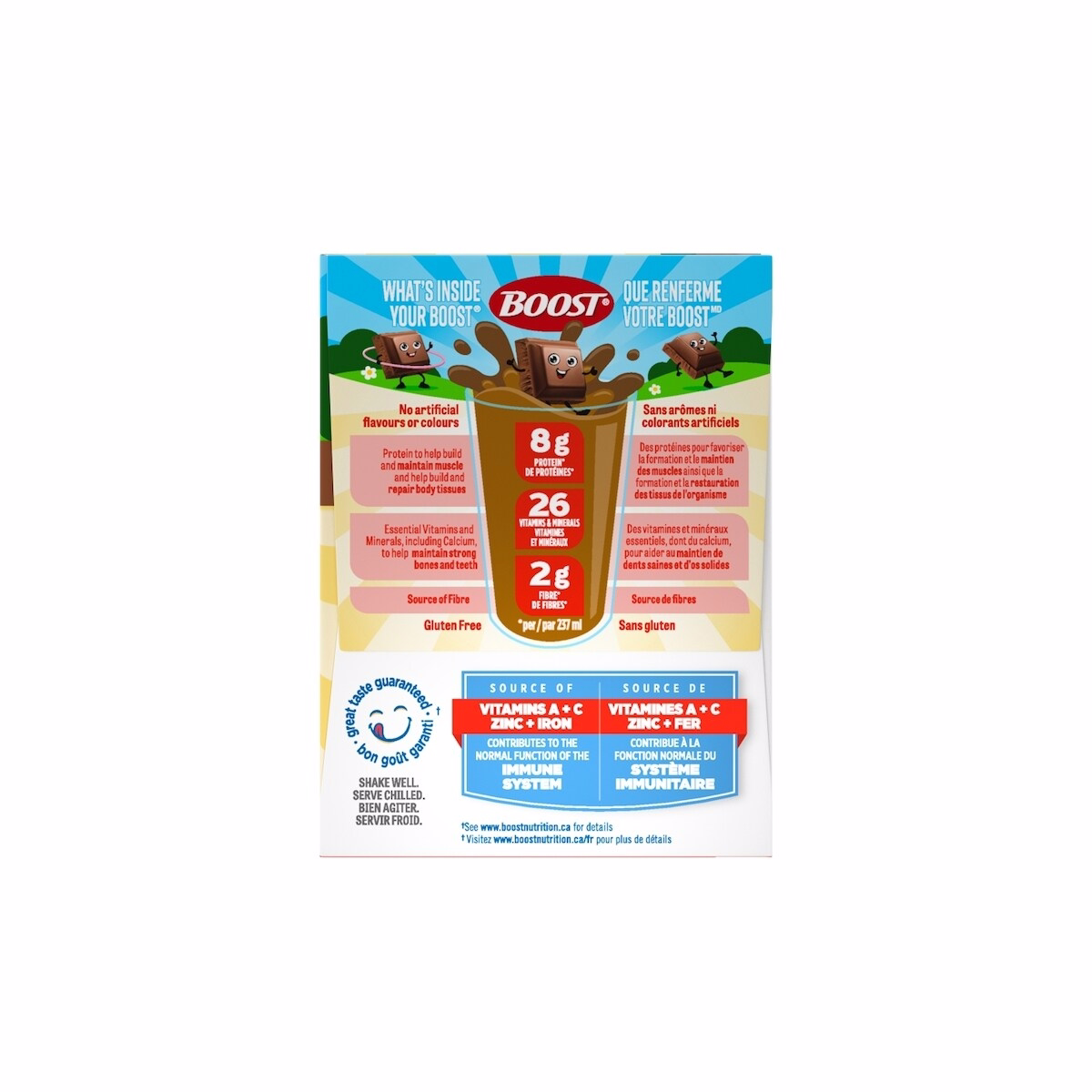 Chocolat Boost Kids Essentials, Pour enfants 4-12 Chocolat Boost Kids Essentials, Pour enfants 4-12