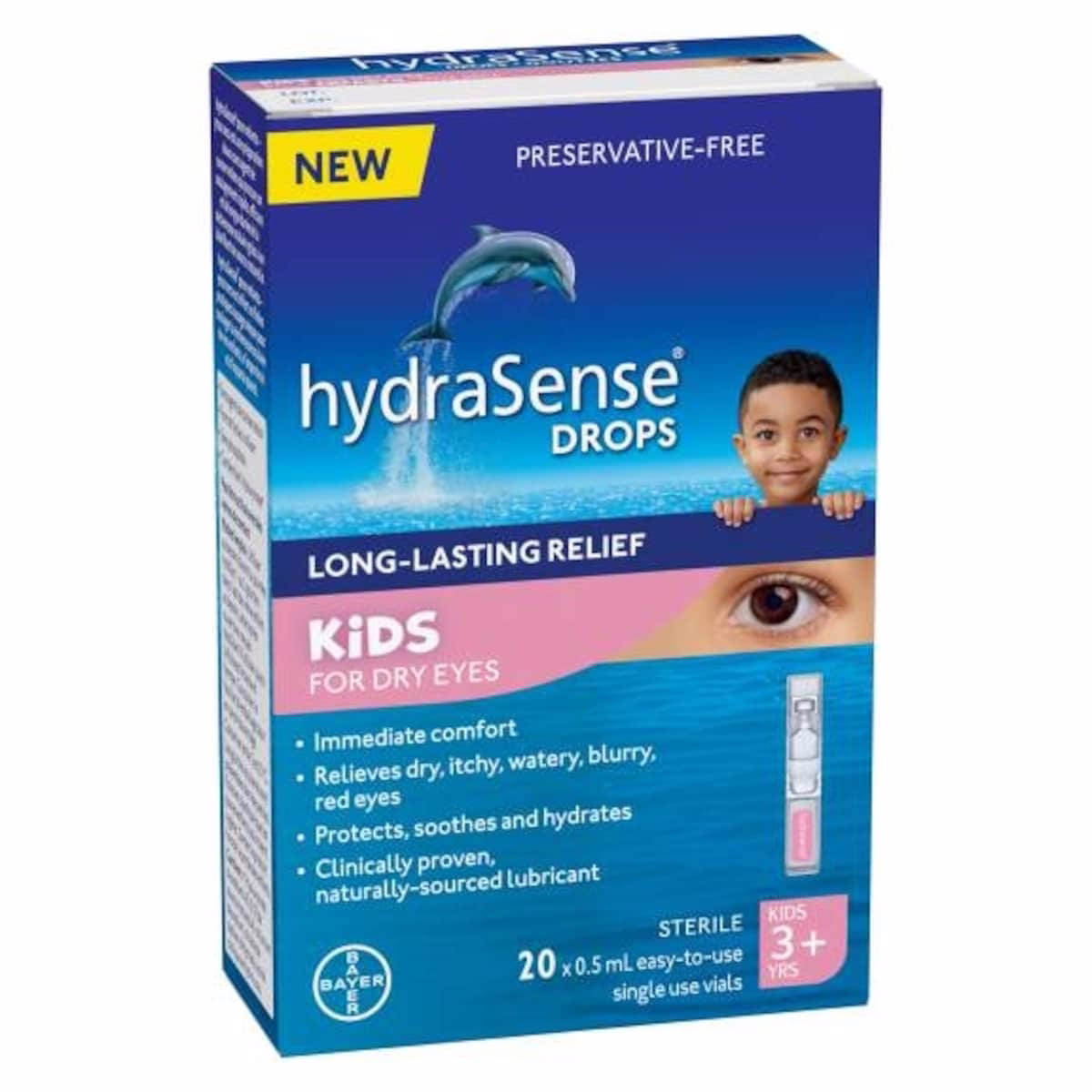 Kids for Dry Eyes, Preservative-Free, Naturally Sourced Lubricant