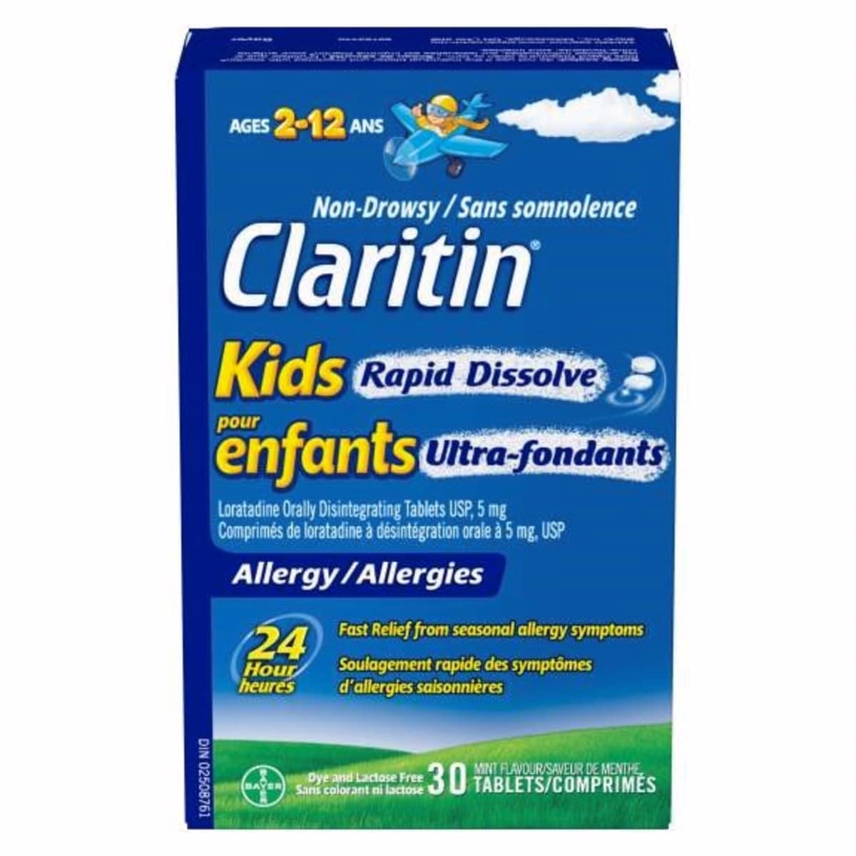 Claritin 兒童速溶抗過敏藥 - 24 小時非嗜睡兒童過敏藥，抗組胺劑，快速緩解癢眼、流淚、發紅眼、打噴嚏、鼻塞等過敏症狀
