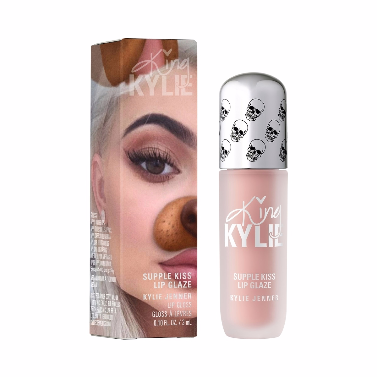 King Kylie Collection Supple Kiss Lip Glaze - Like - Peachy Beige