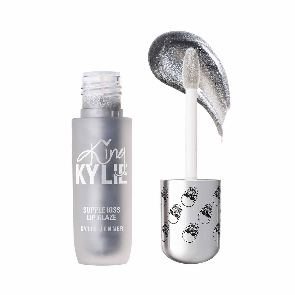 King Kylie Collection Supple Kiss Lip Glaze - She's Back - Sheer Chrome