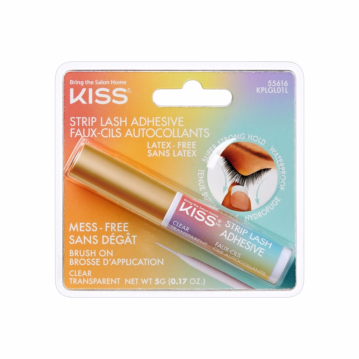 KISS 24時間ストリップつけまつげ用接着剤 - クリア