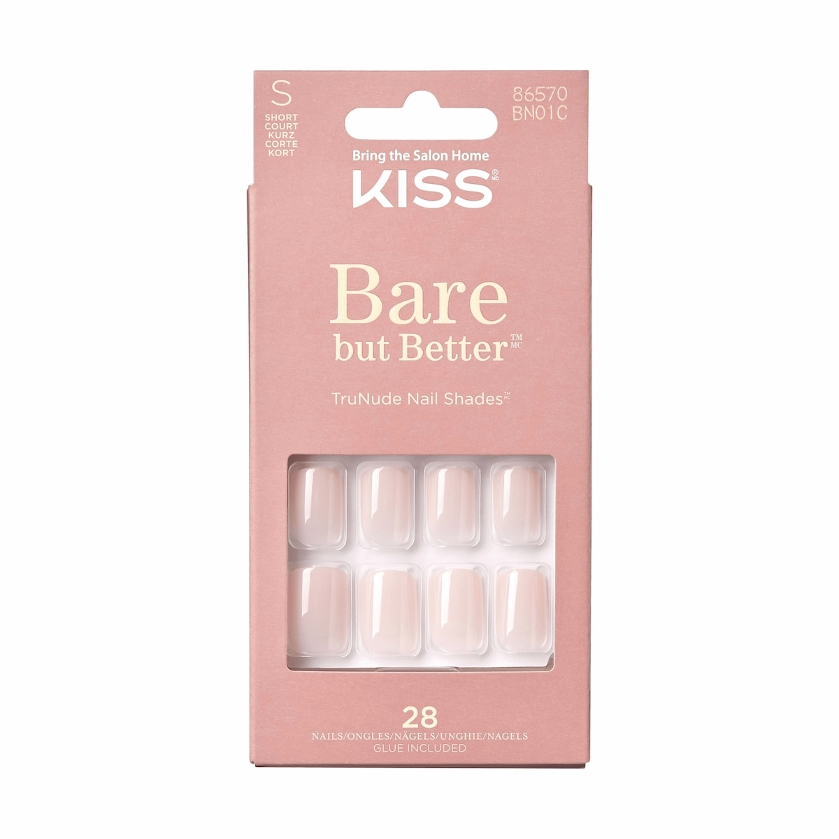 Kiss Bare But Better Nails Nudies
