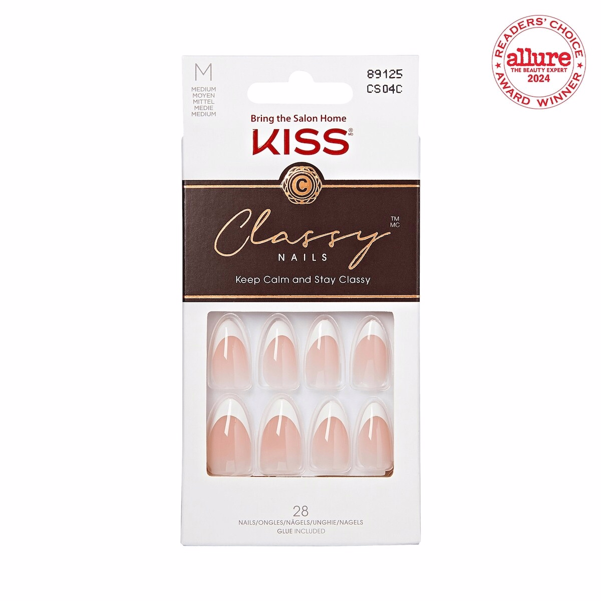 Kiss Classy Ready-To-Wear Fake Nails, 28 Count – ‘Dashing’ Kiss Classy Ready-To-Wear Fake Nails, 28 Count – ‘Dashing’