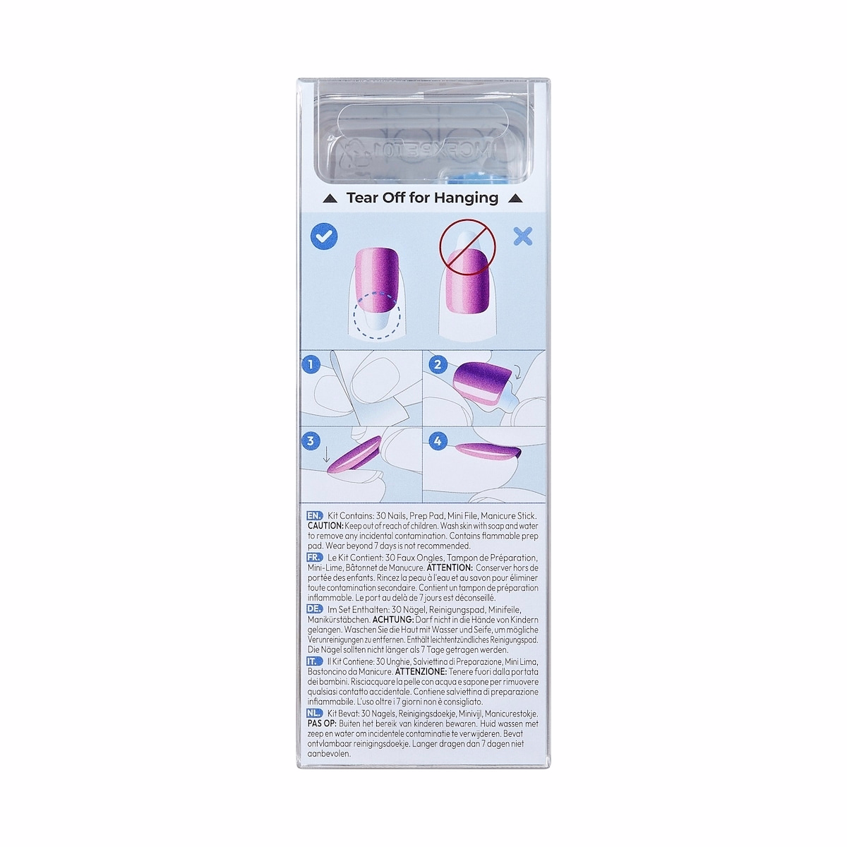Kiss Impress Color Fx Nails - Rebel, Short Square, 30 Count. Kiss Impress Color Fx Nails - Rebel, Short Square, 30 Count.