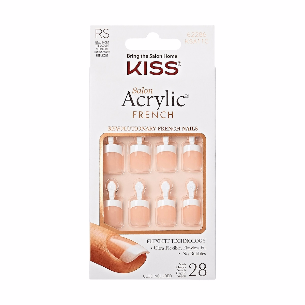 Kiss Salon Acrylic - French Power Play