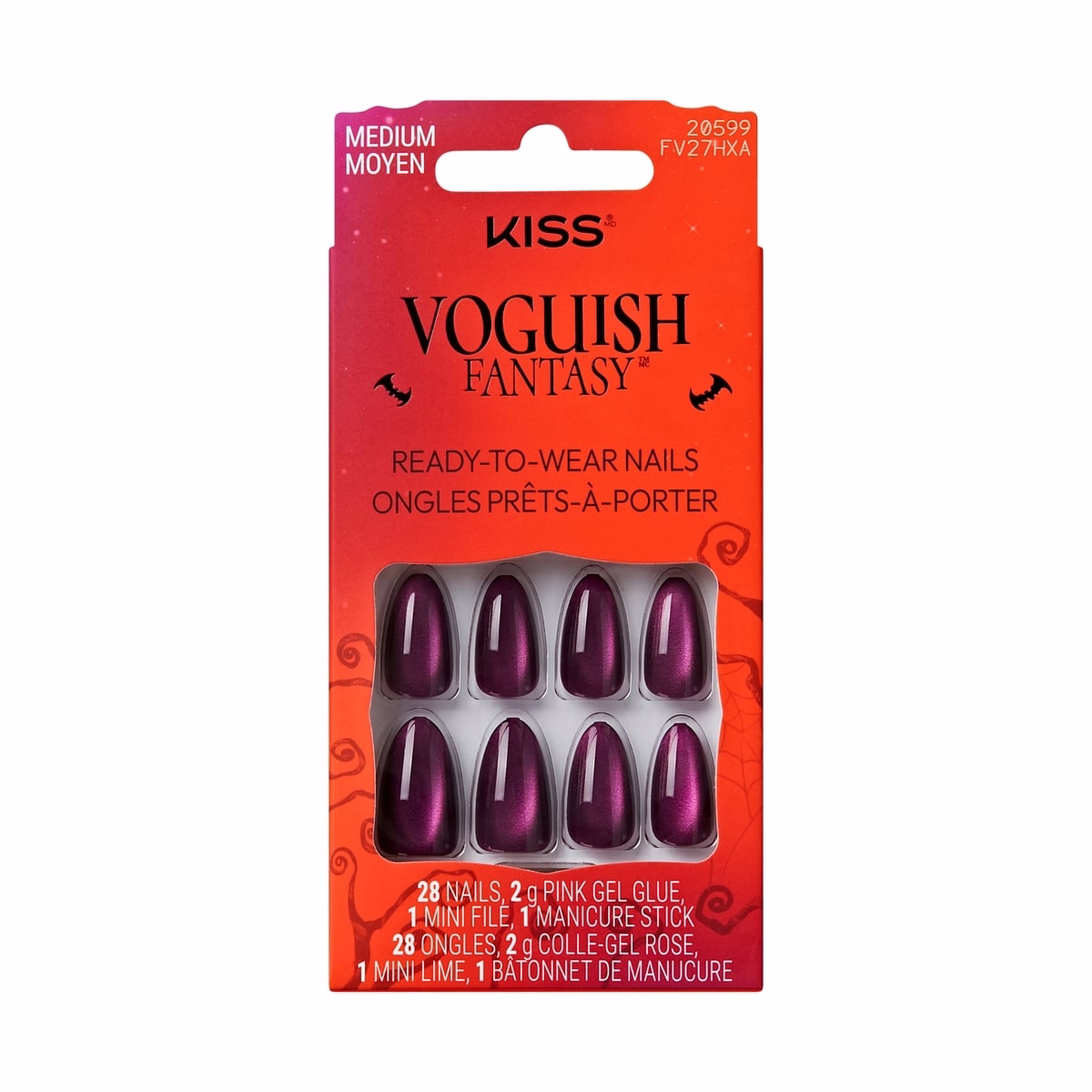 KISS Voguish Fantasy Nails- Devilish Disco