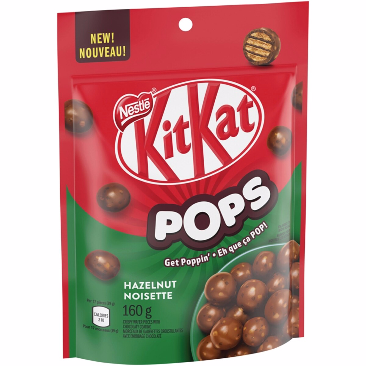 KitKat Pops chocolatés aux noisettes Snacks Pouch