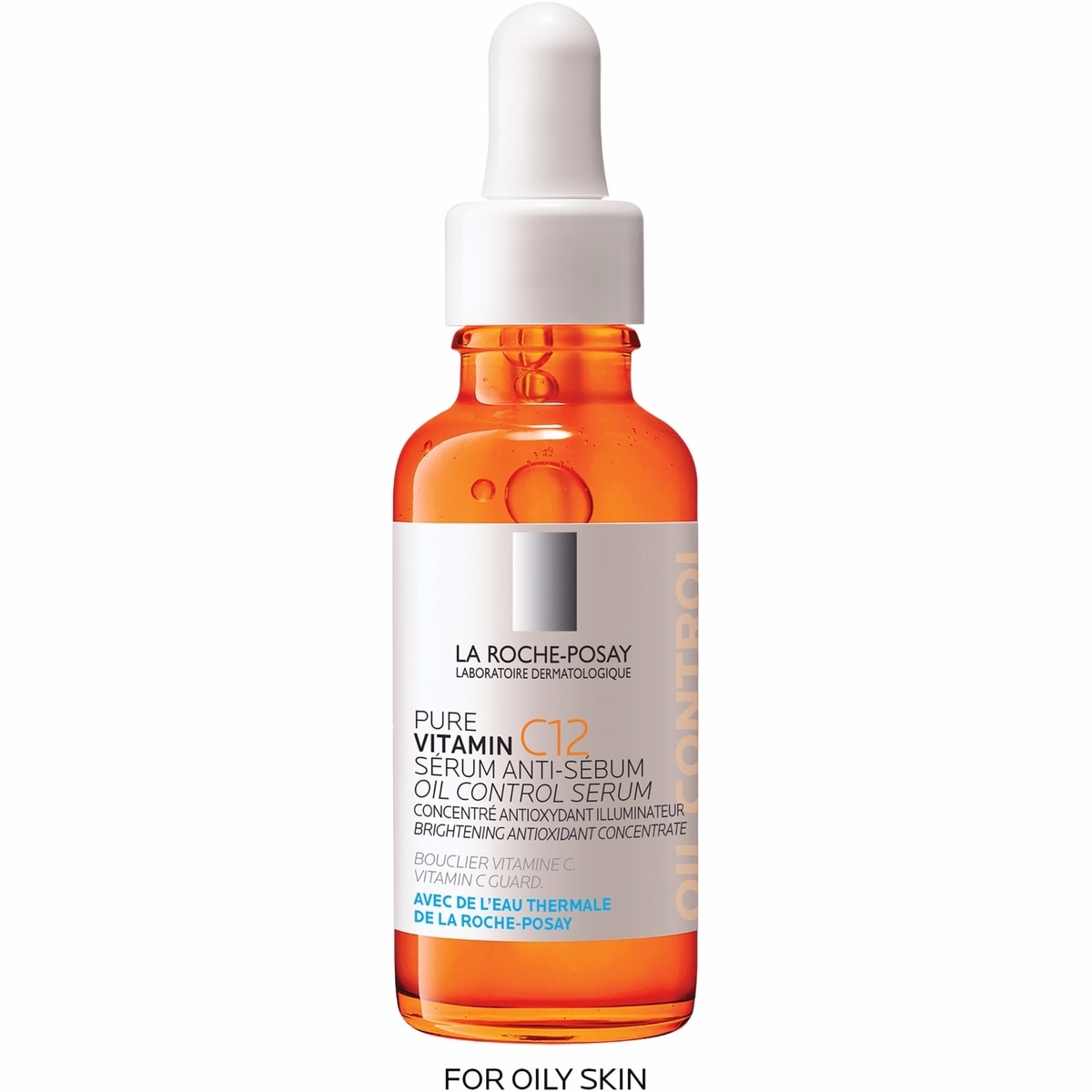 La Roche-Posay 12% Pure Vitamin C Serum for Face with Oil Control Correction