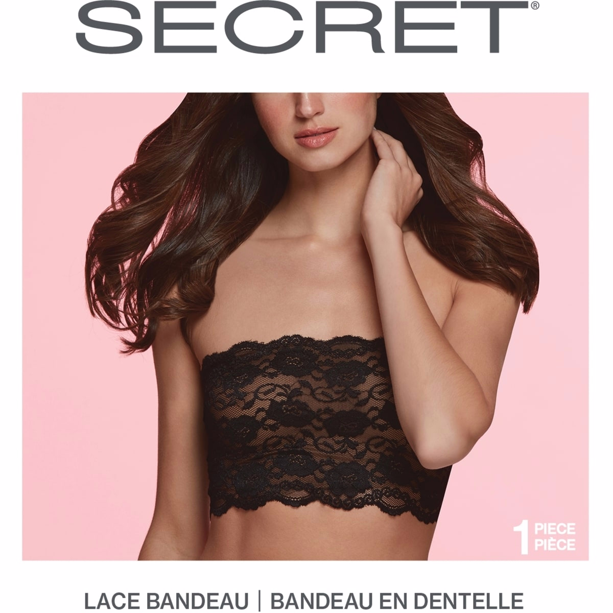 Lace Bandeau W/hooks - L/xl