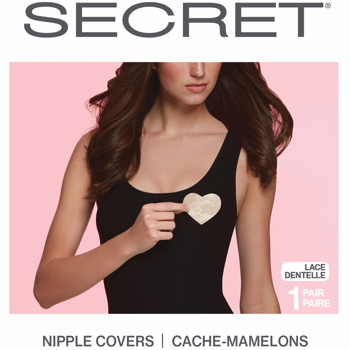 Lace Heart Nipple Covers - One Sizes