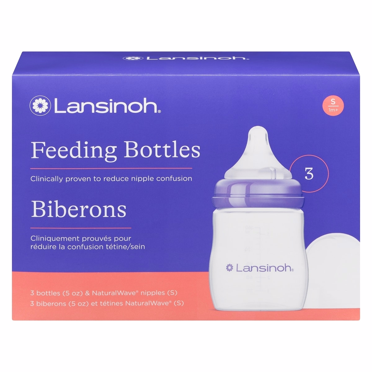 Lansinoh® Feeding Bottles,5oz + Natural wave® Nipples Lansinoh® Feeding Bottles,5oz + Natural wave® Nipples