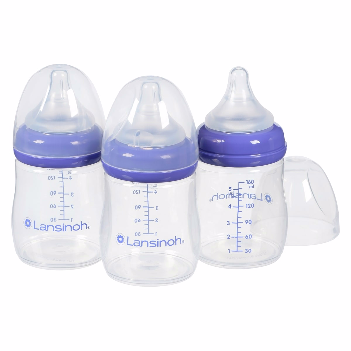 Lansinoh® Feeding Bottles,5oz + Natural wave® Nipples Lansinoh® Feeding Bottles,5oz + Natural wave® Nipples