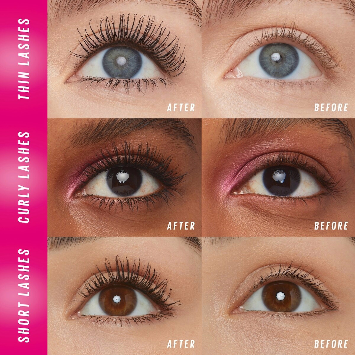 Lash Sensational Firework Mascara, Waterproof Mascara, Volumize, 360 Flare Impact
