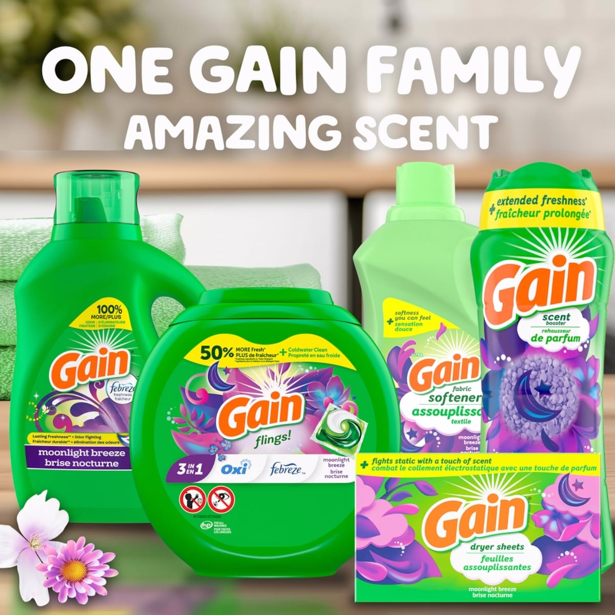 Laundry Detergent Pods With Aroma Boosters, Moonlight Breeze Scented, 16 Pack Laundry Detergent Pods With Aroma Boosters, Moonlight Breeze Scented, 16 Pack