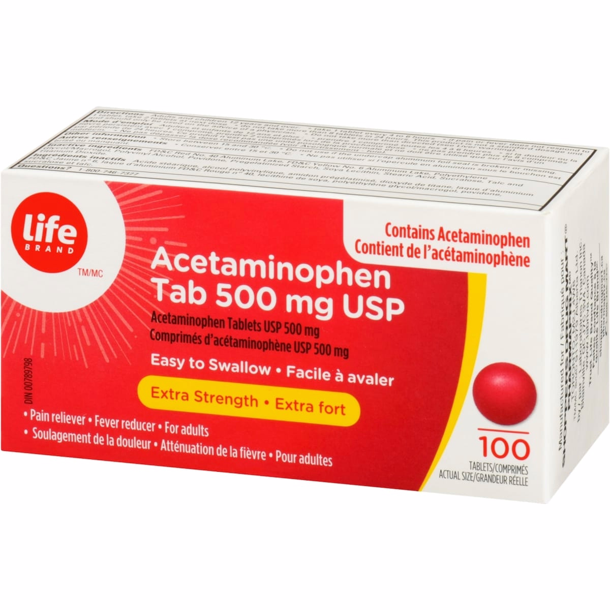 LB Acetaminophen Tab 500 mg USP LB Acetaminophen Tab 500 mg USP