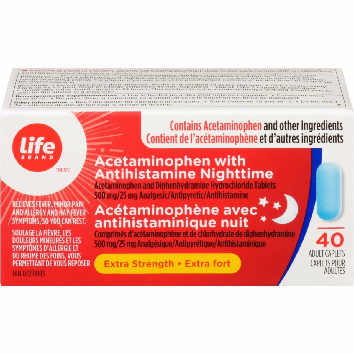 LB Acetaminophen with Antihistamine Nighttime