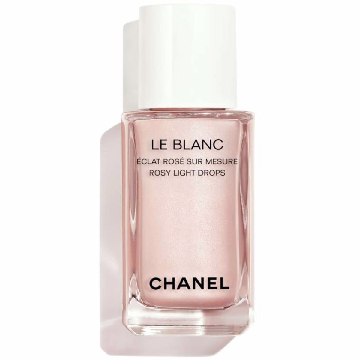 LE BLANC ROSY LIGHT DROPS - シアー ハイライティング フルード。カスタムメイドの輝き。ローズ系の輝き仕上げ。