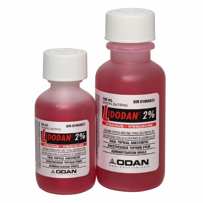 LIDODAN® 2% Viscous Oral Topical Anesthetic, 100 mL - Fast Relief for Sore Throat Pain