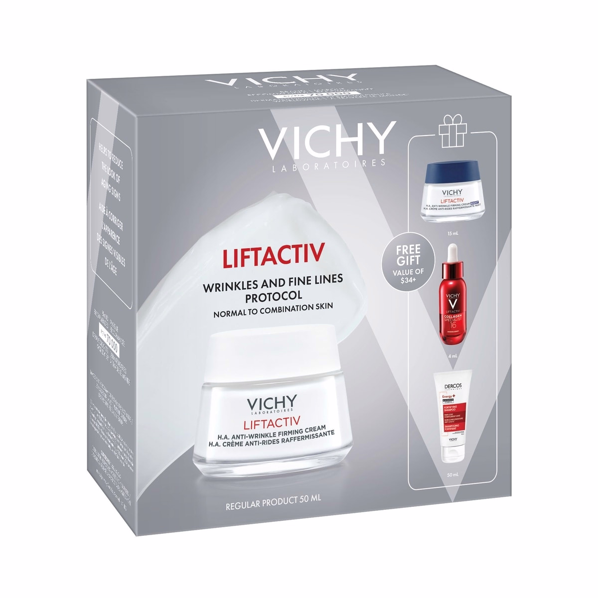 Liftactiv Ha Normal Combination Skin Day Cream Kit