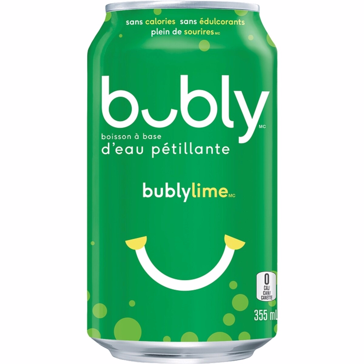 ライム風味スパークリングウォーター、12パック