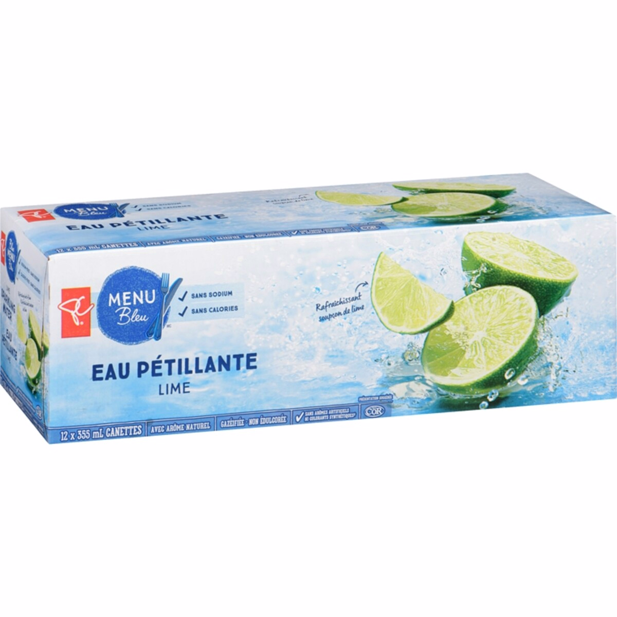 ライム風味スパークリングウォーター（缶）