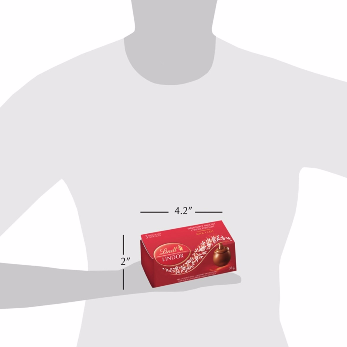 LINDOR Milk Chocolate Truffles, Count of 3 Box LINDOR Milk Chocolate Truffles, Count of 3 Box