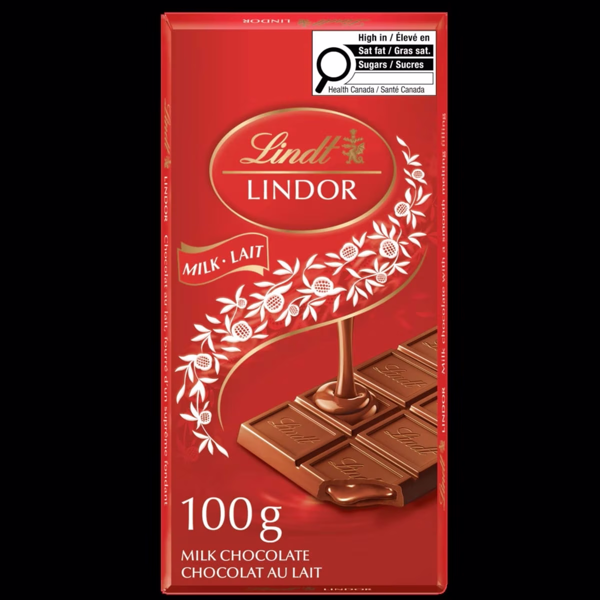Lindt LINDOR Milk Chocolate Bar 100 g