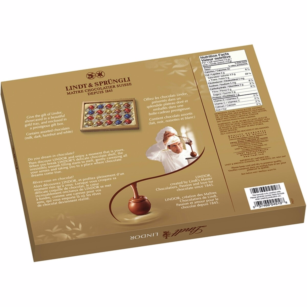 Lindt LINDOR Prestige Assorted Chocolate Truffles Box 250g Lindt LINDOR Prestige Assorted Chocolate Truffles Box 250g