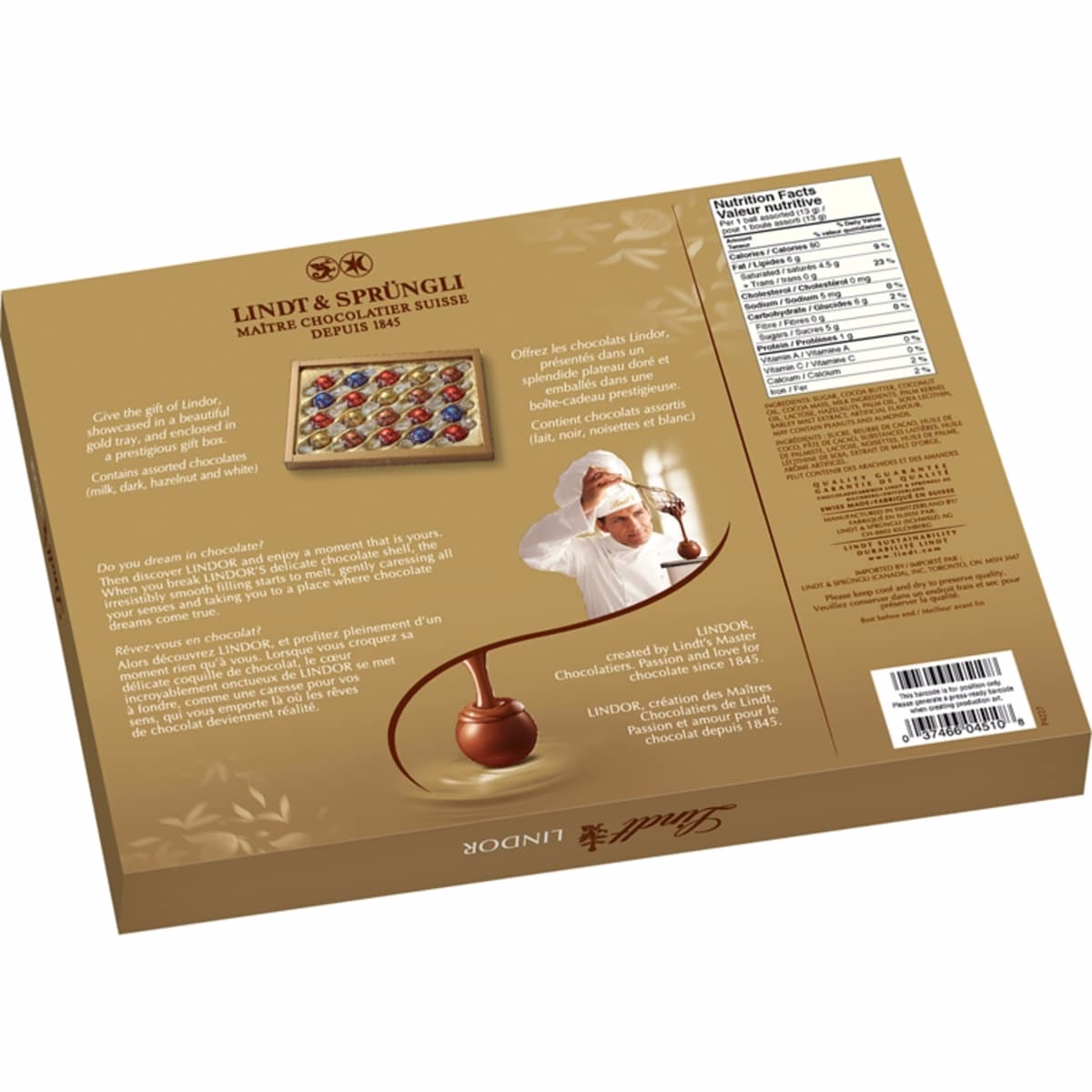 Lindt LINDOR Prestige Assorted Chocolate Truffles Box 250g Lindt LINDOR Prestige Assorted Chocolate Truffles Box 250g