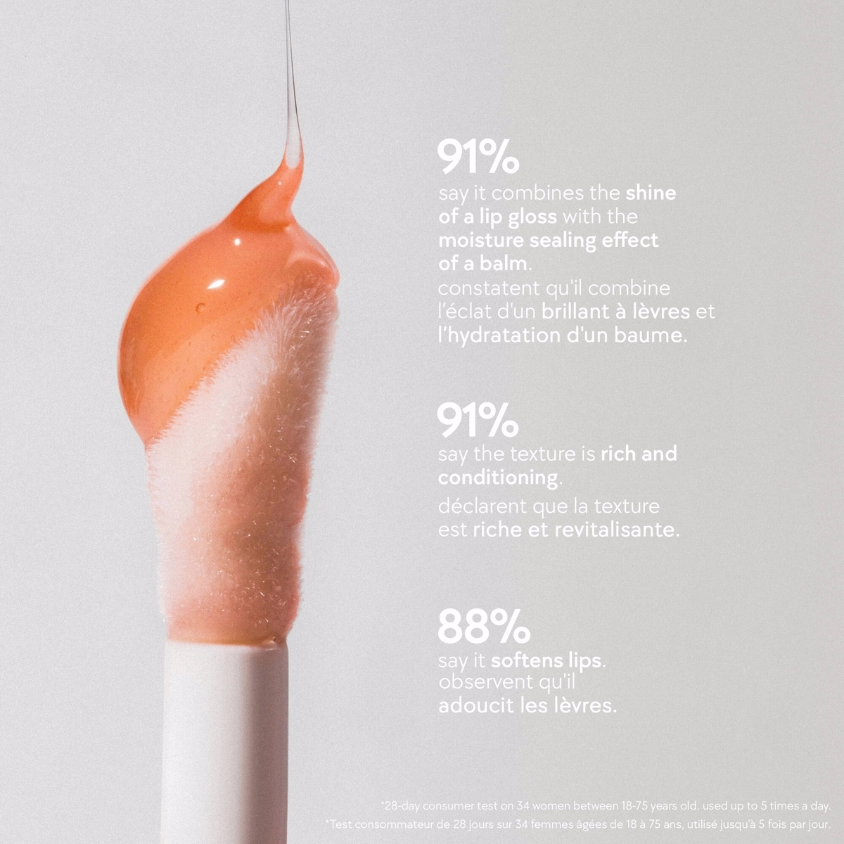 Lip Oil with Coconut Oil, hydrates, smoothes lips, natural plump effect Lip Oil with Coconut Oil, hydrates, smoothes lips, natural plump effect