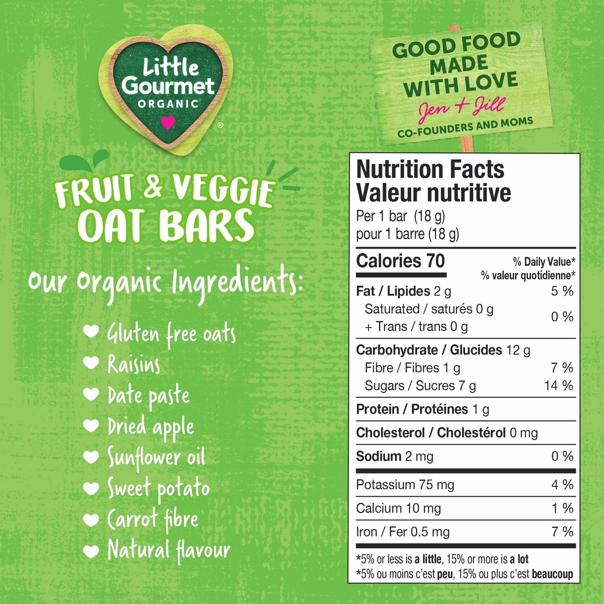 Little Gourmet Organic Fruit & Veggie Oat Bars Apple Sweet Potato Toddler Snack Little Gourmet Organic Fruit & Veggie Oat Bars Apple Sweet Potato Toddler Snack