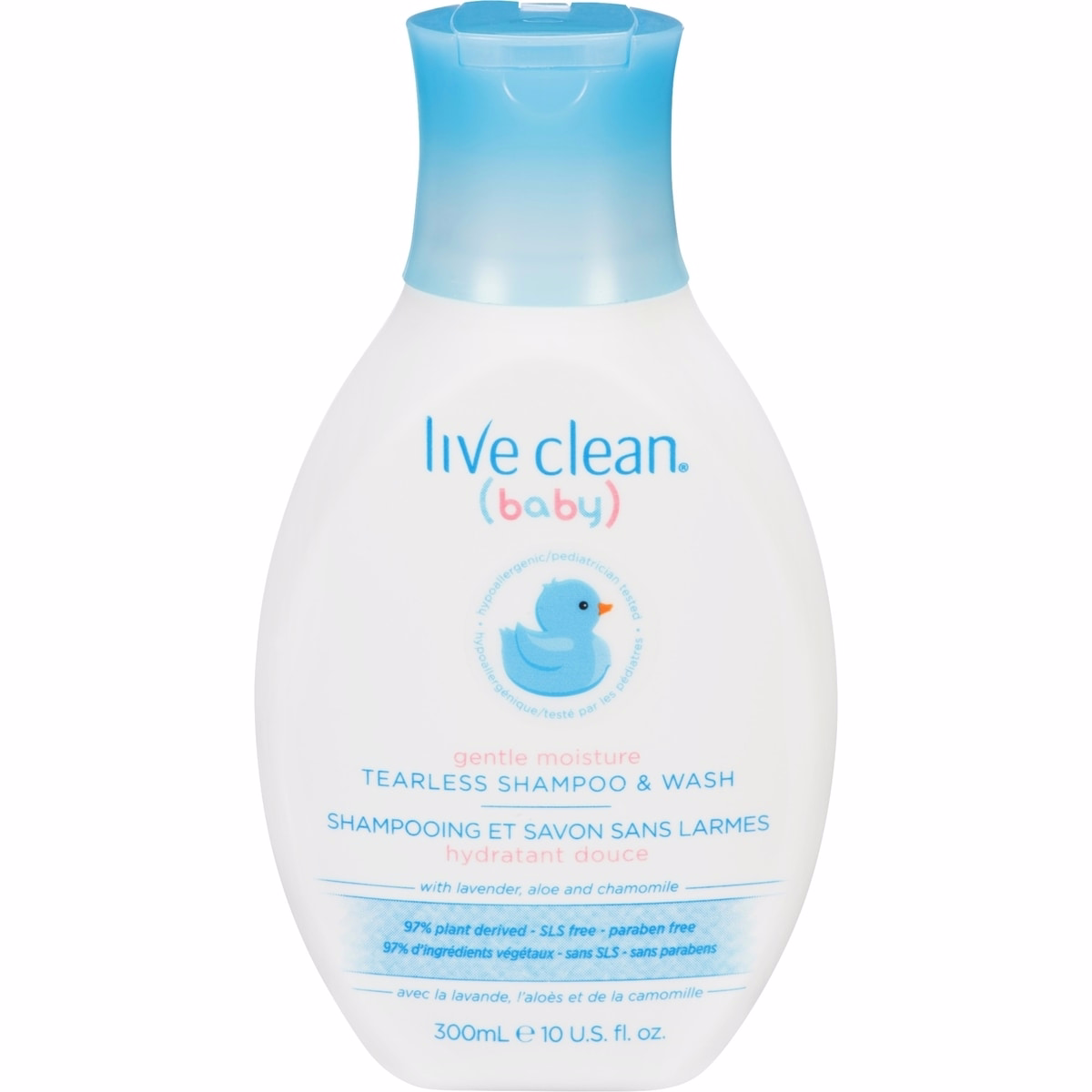 Live Clean Baby Gentle Moisture Tearless Shampoo & Wash