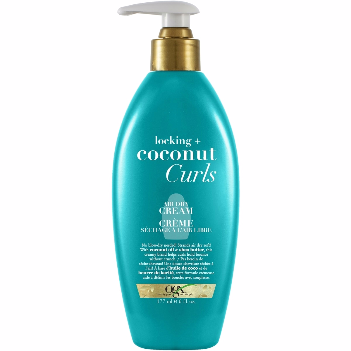 Locking + Coconut Curls Air Dry Cream
