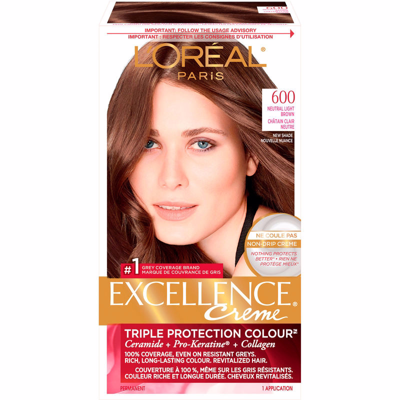 L'oreal Paris Excellence Permanent Hair Colour Ultra-deep Brunette 600 Neutral Light Brown