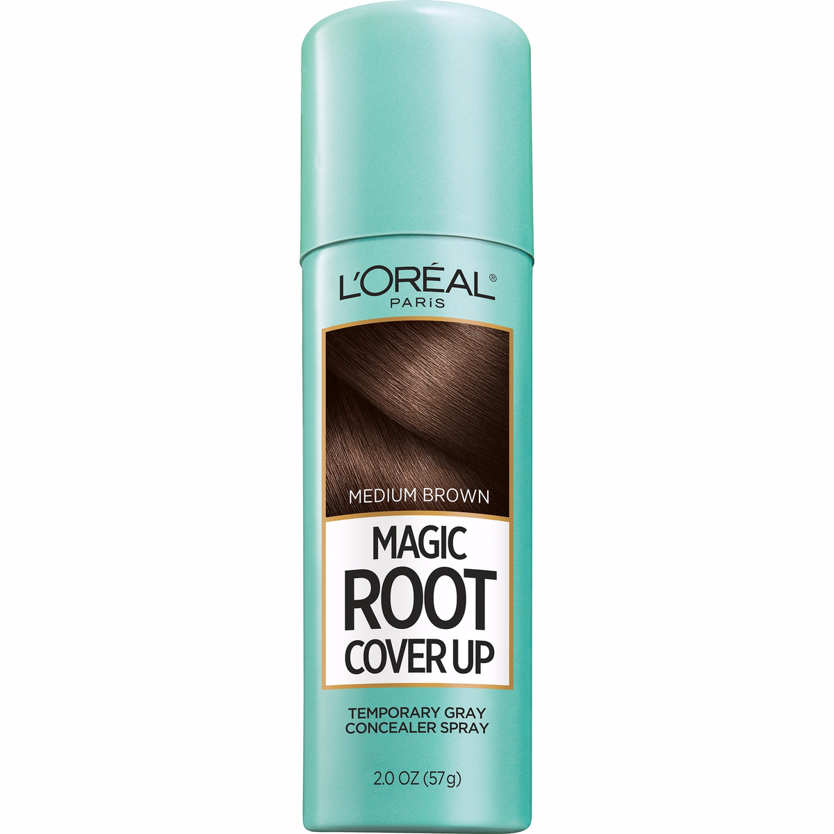 Loreal Paris Magic Root Cover Up Gray Concealer Spray, Medium Brown Loreal Paris Magic Root Cover Up Gray Concealer Spray, Medium Brown