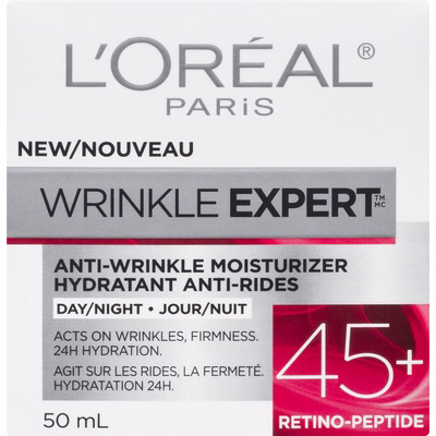 L'oreal Paris Wrinkle Expert 45+ Day/night Moisturizer, 1.7 Oz