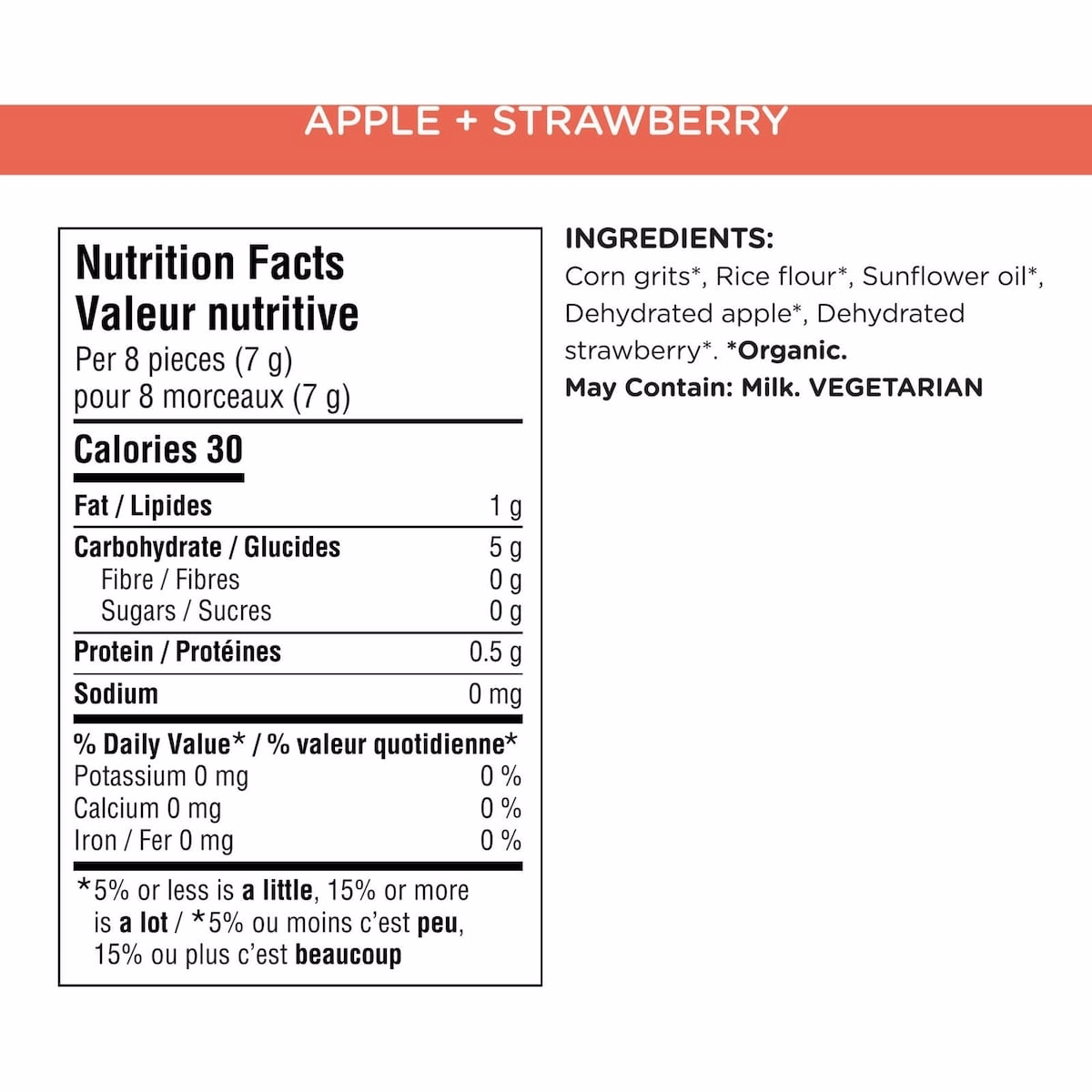 Love Ducks Apple + Strawberry Corn Snacks