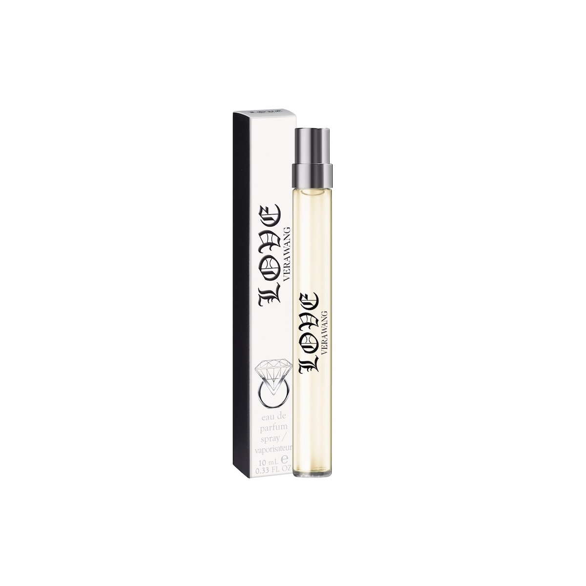 Love Eau de Parfum pour Femme Travel Spray, Parfum Ambre-Floral