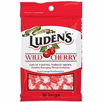 Luden's 목 캔디 와일드 체리 30개입