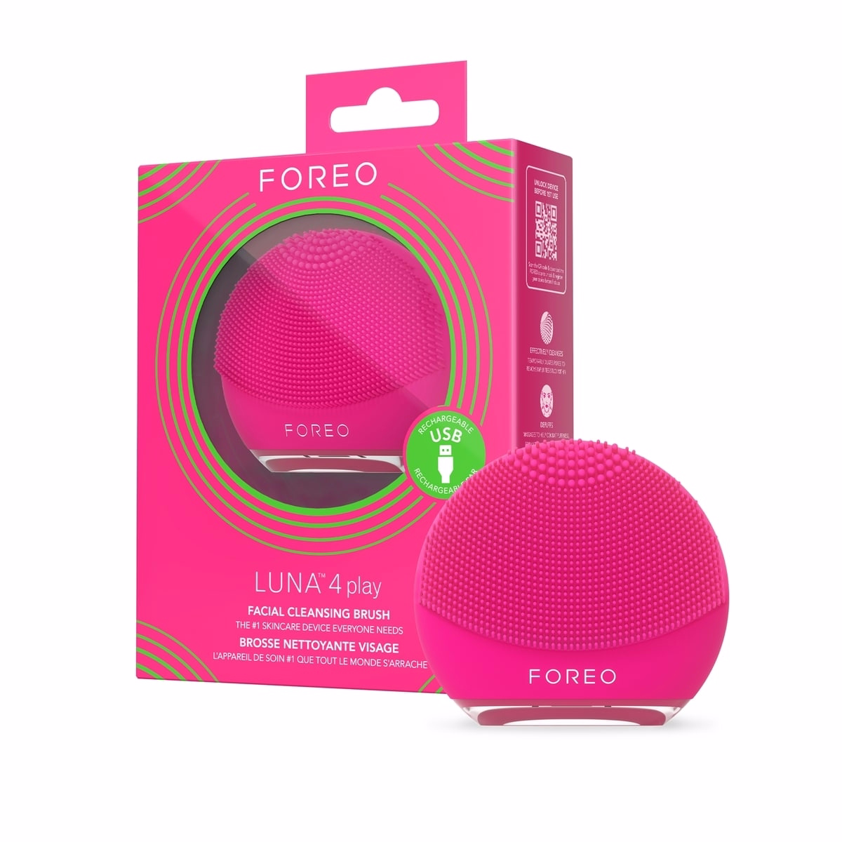 LUNA™ 4 play Facial Cleansing Brush in Cherry Up!