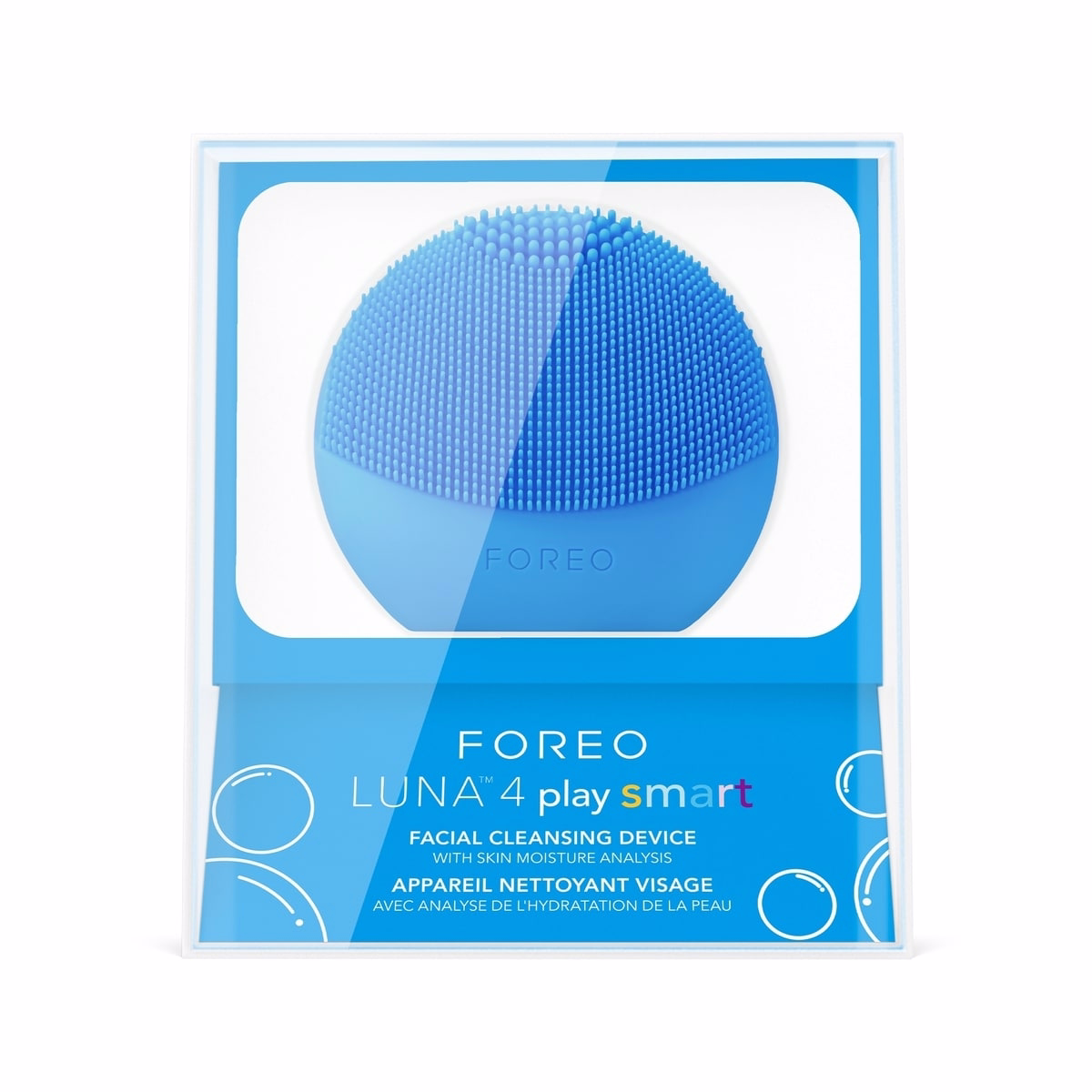 LUNA™ 4 play smart Facial Cleansing Brush in Peek-A-Blue