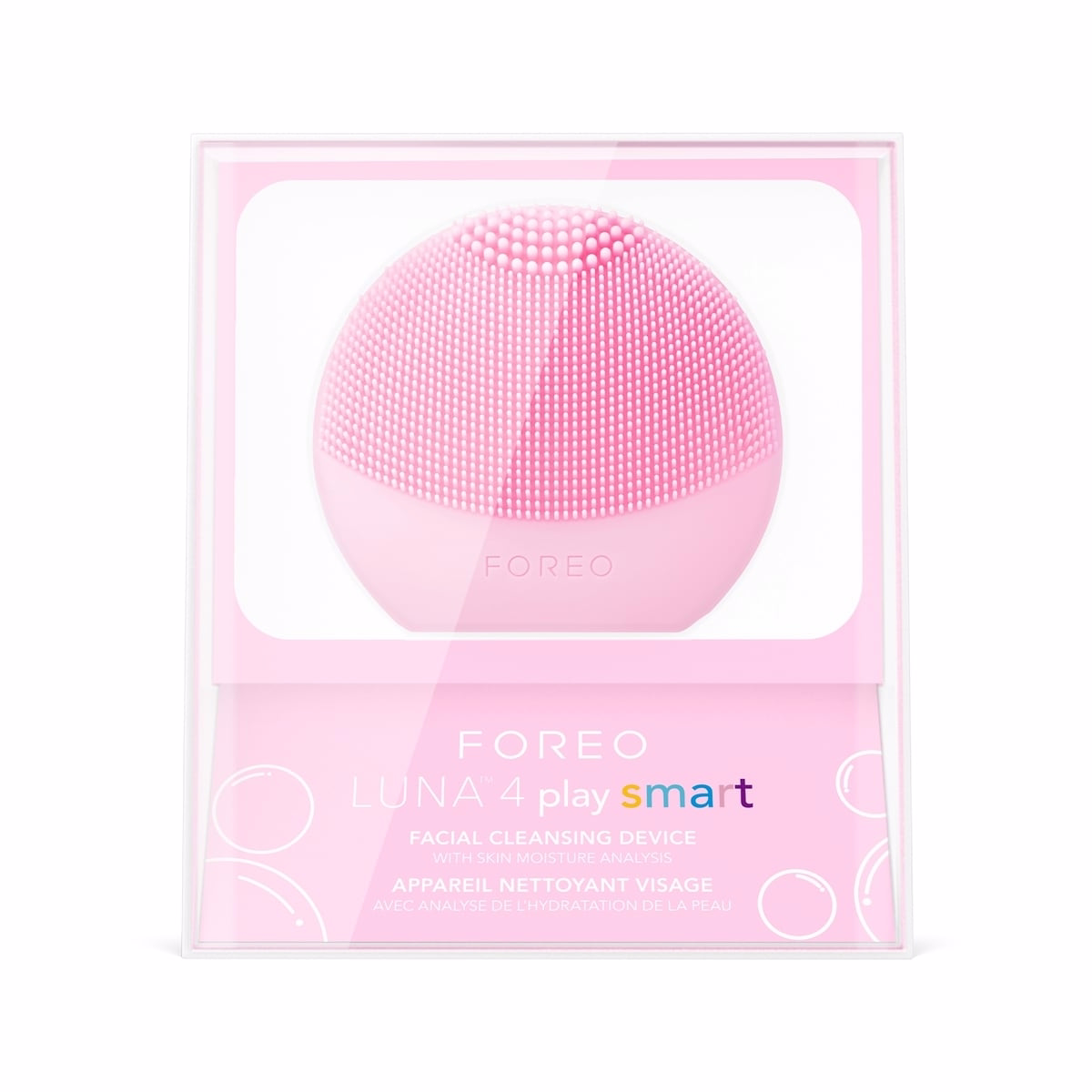 LUNA™ 4 play smart Facial Cleansing Brush in Tickle Me Pink