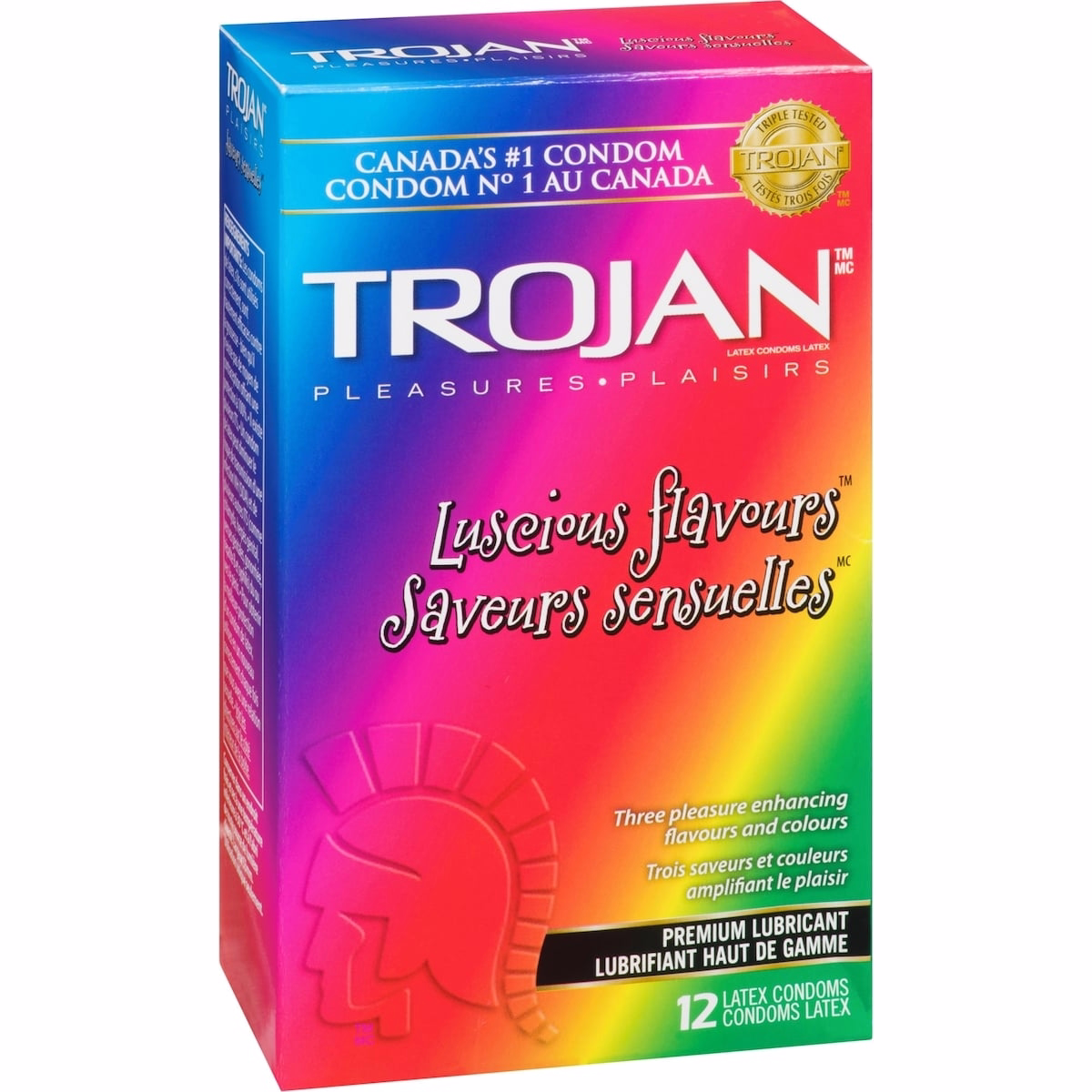 Luscious Flavours Coloured Lubricated Condoms Luscious Flavours Coloured Lubricated Condoms