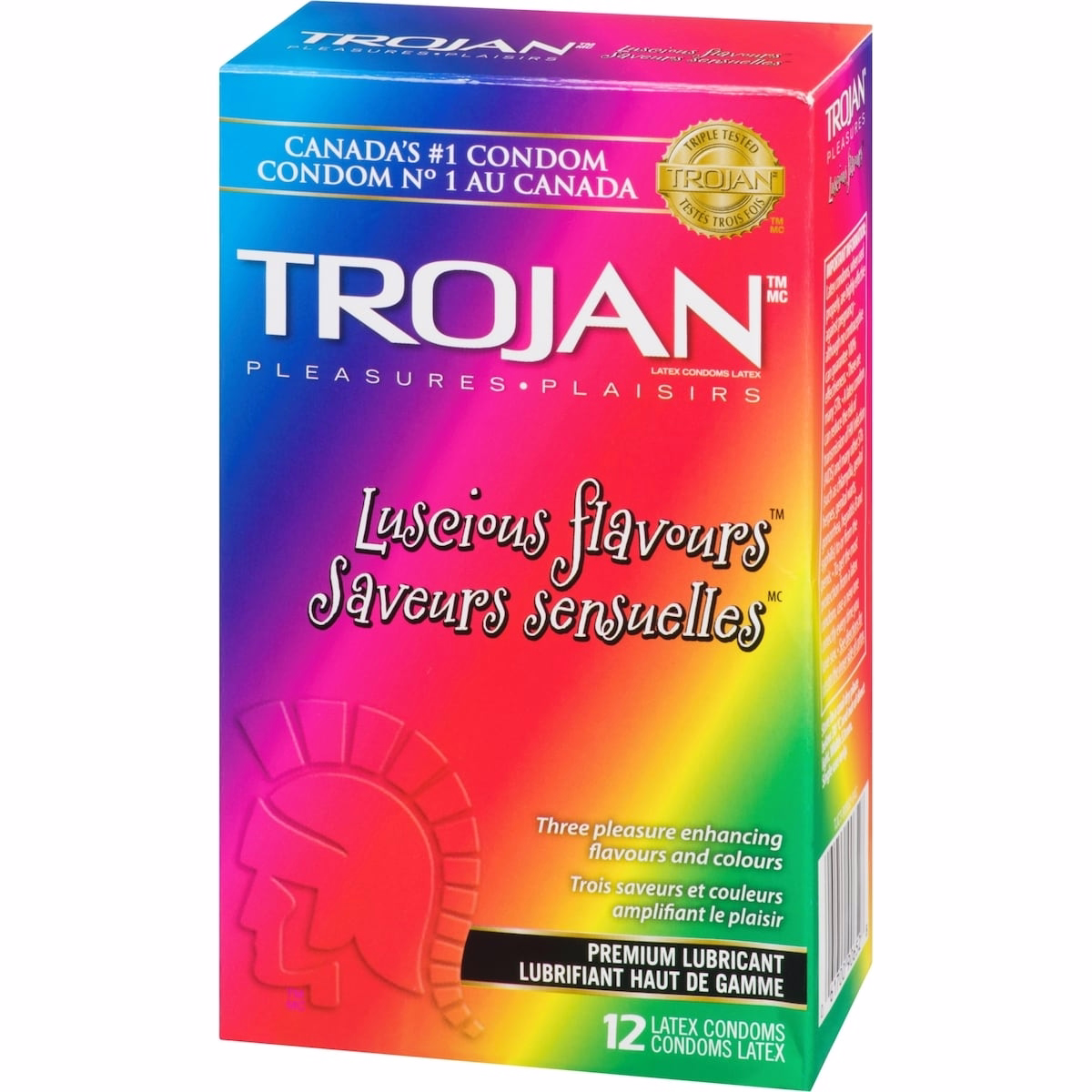 Luscious Flavours Coloured Lubricated Condoms Luscious Flavours Coloured Lubricated Condoms