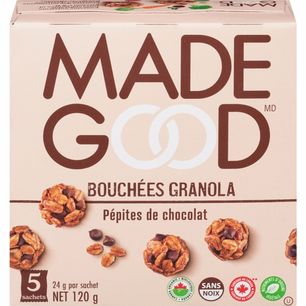 MadeGood Chocolate Chip Granola Bites 5pk