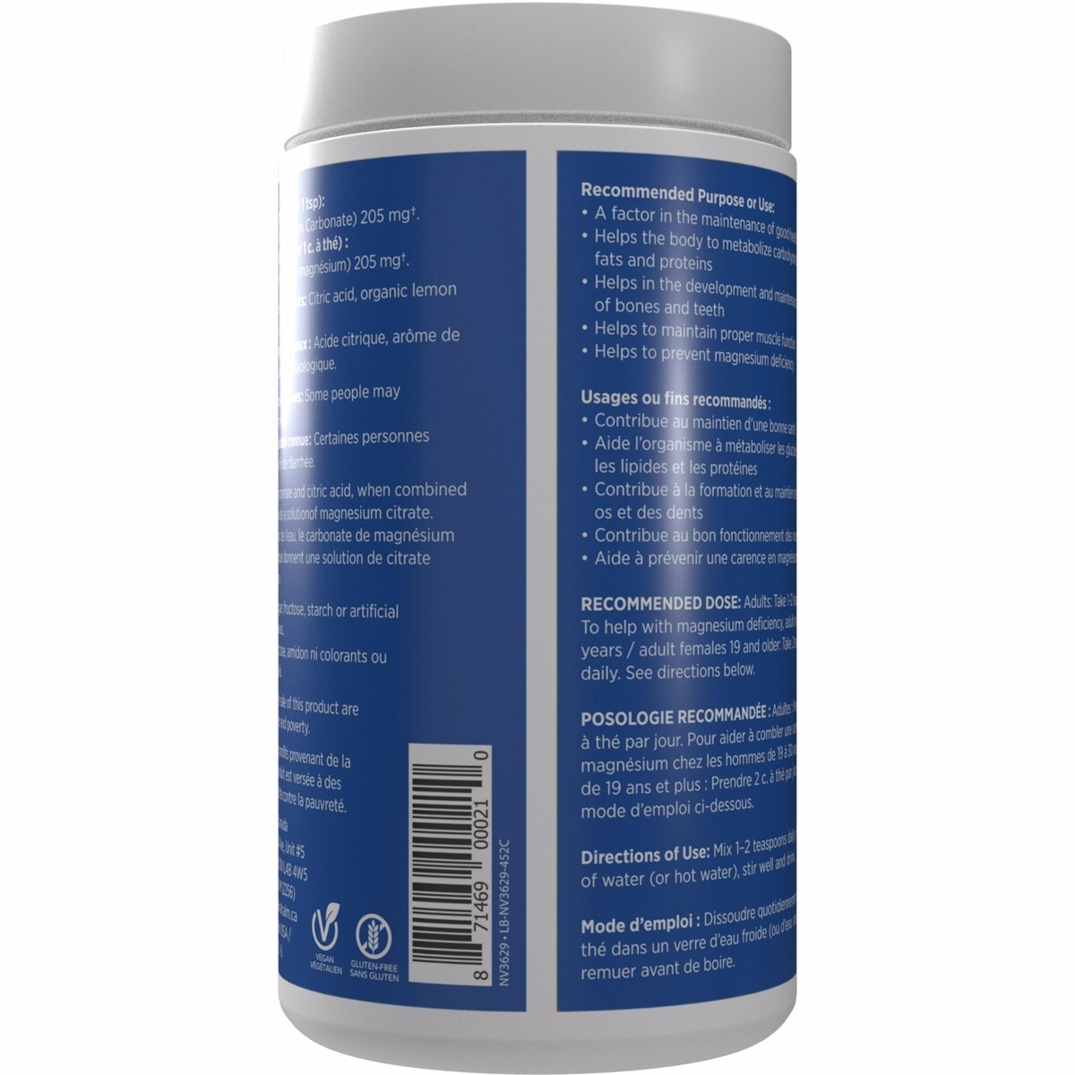 Magnesium Powder Lemon Magnesium Powder Lemon