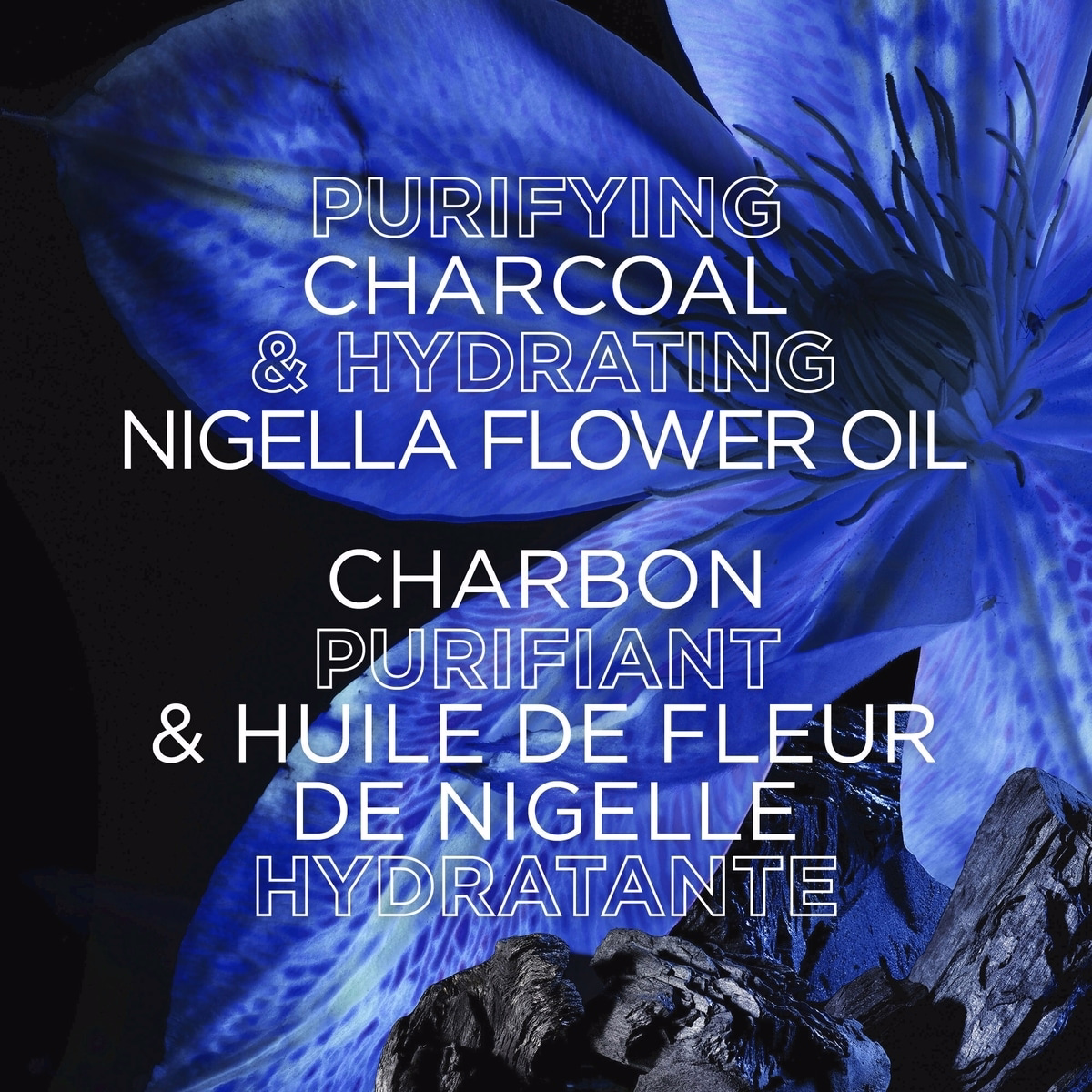 Magnetic Charcoal Purifying Conditioner for Greasy Scalp, Hydrates Dry Ends for Up to 48-Hours, with Charcoal and Nigella Flower Oil Magnetic Charcoal Purifying Conditioner for Greasy Scalp, Hydrates Dry Ends for Up to 48-Hours, with Charcoal and Nigella Flower Oil